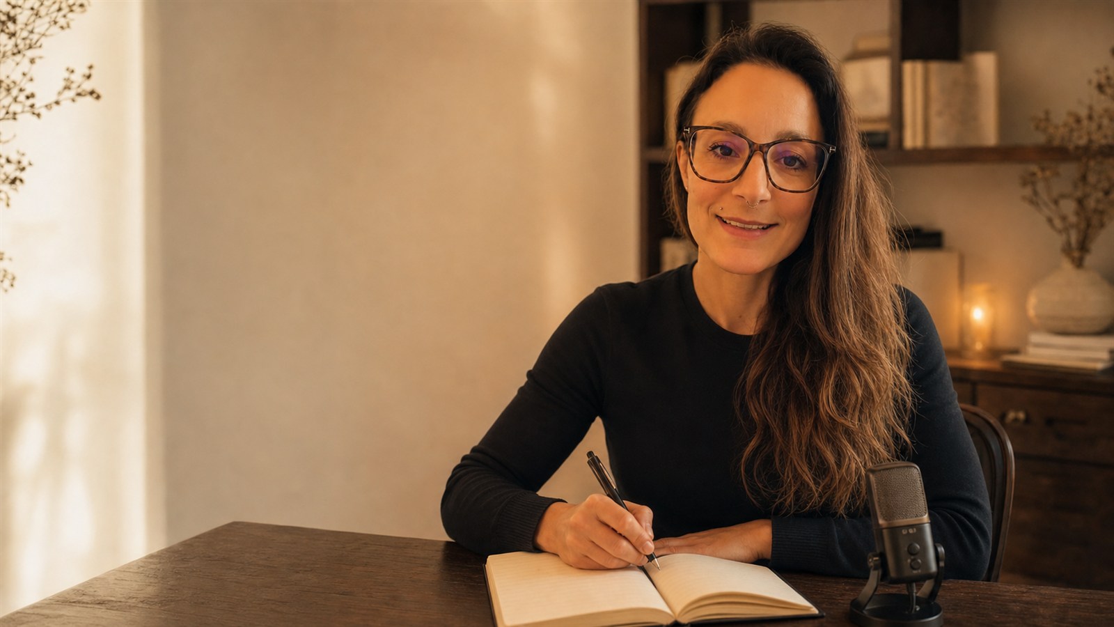Christine prépare une guidance écrite ou vocale